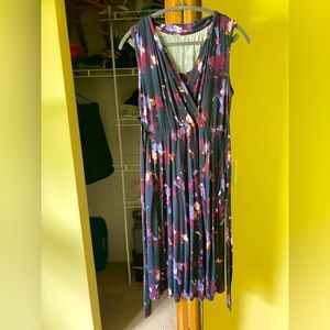 Latched Mama Nursing Midi Wrap Dress